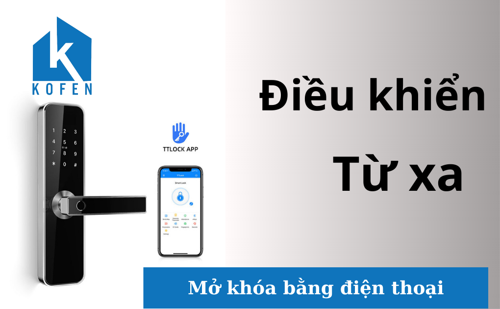 Chức năng khóa cửa điện tử thông minh